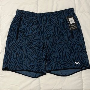 RVCA Men’s Yogger Stretch Shorts 17” Medium NWT